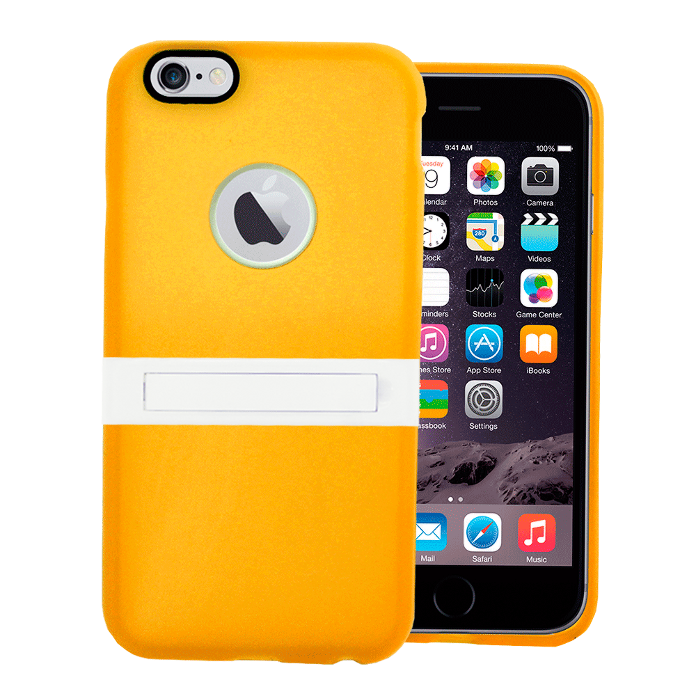 Чехол для телефона с подставкой. Оранжевый чехол. Оранжевый чехол для телефона. Оранжевый чехол на айфон 6. Экран смартфона в оранжевом чехле.