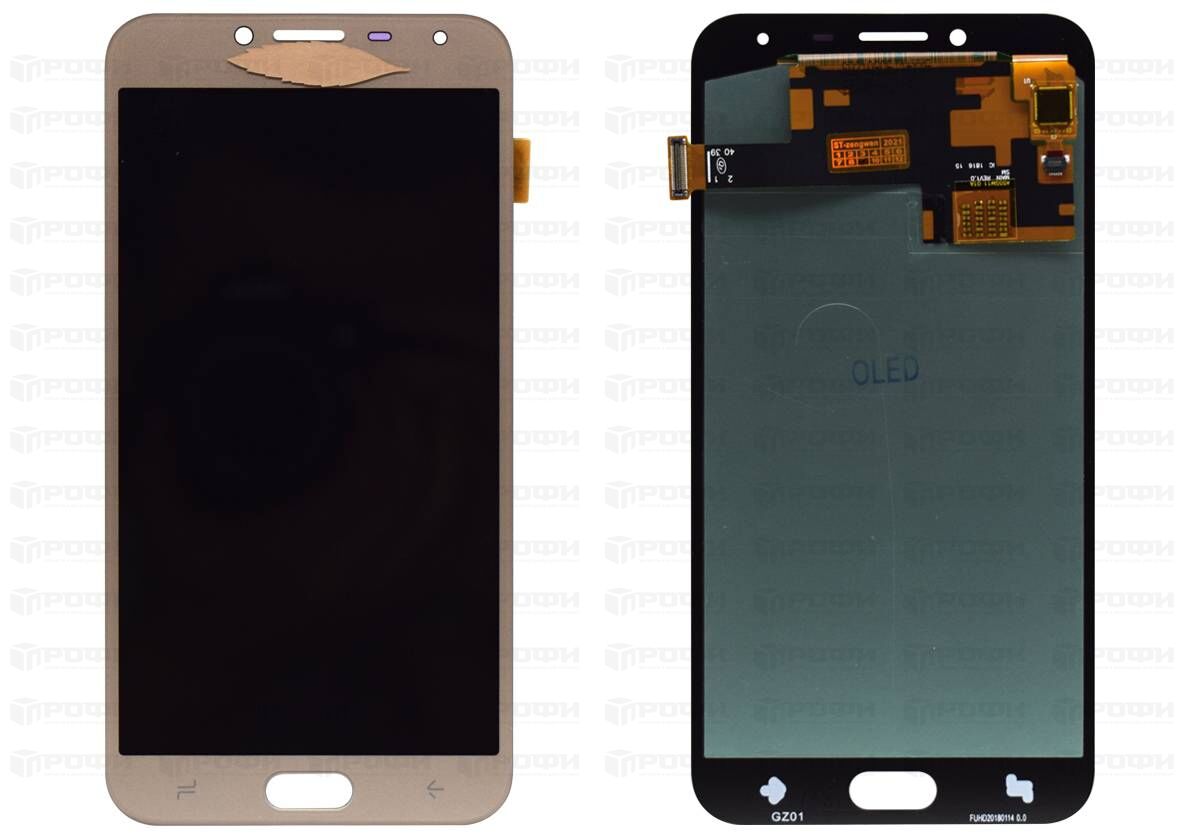 ЗАПЧАСТИ ДЛЯ СОТОВЫХ :: ЗАПЧАСТИ ДЛЯ SAMSUNG :: ДИСПЛЕИ :: Дисплей Samsung  J400F (J4 2018)+тачскрин (золото) OLED
