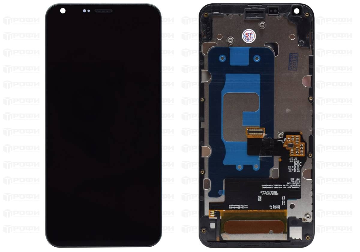 ЗАПЧАСТИ ДЛЯ СОТОВЫХ :: ЗАПЧАСТИ ДЛЯ LG :: ДИСПЛЕИ :: Дисплей LG M700 (Q6 /Q6a/Q6+) в рамке (черный)