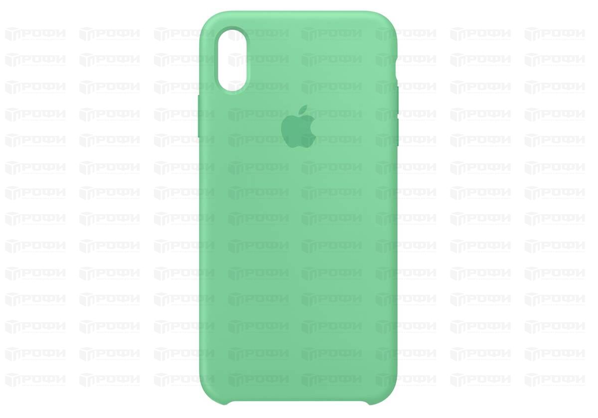 АКСЕССУАРЫ :: ЧЕХЛЫ,БАМПЕРА :: Silicone Case :: Чехол для iPhone XS MAX  Silicone Case зеленый (58)