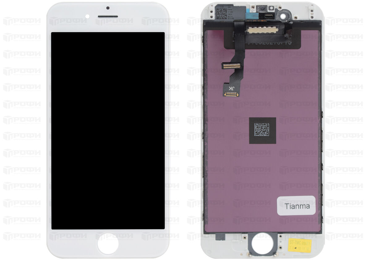 ЗАПЧАСТИ для APPLE :: ЗАПЧАСТИ для APPLE IPHONE :: ДИСПЛЕИ TIANMA для iPhone  :: Дисплей для iPhone 6 (TianMa)+тачскрин (белый)