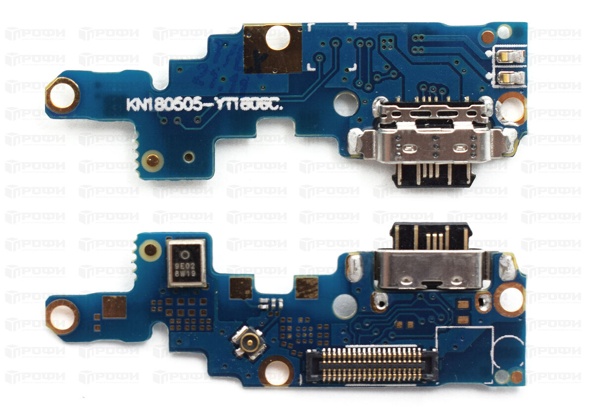 ЗАПЧАСТИ ДЛЯ СОТОВЫХ :: ЗАПЧАСТИ ДЛЯ NOKIA, MICROSOFT :: ШЛЕЙФА :: Нижняя плата  Nokia 6.1 Plus (TA-1116) с разъемом для зарядки/микрофон