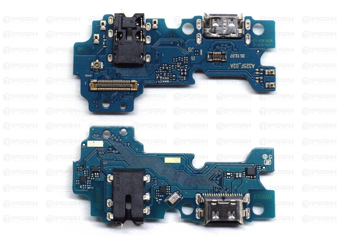 ЗАПЧАСТИ ДЛЯ СОТОВЫХ :: ЗАПЧАСТИ ДЛЯ SAMSUNG :: ШЛЕЙФА :: Нижняя плата Samsung  A325F (A32) разъем зарядки/гарнитуры/микрофон