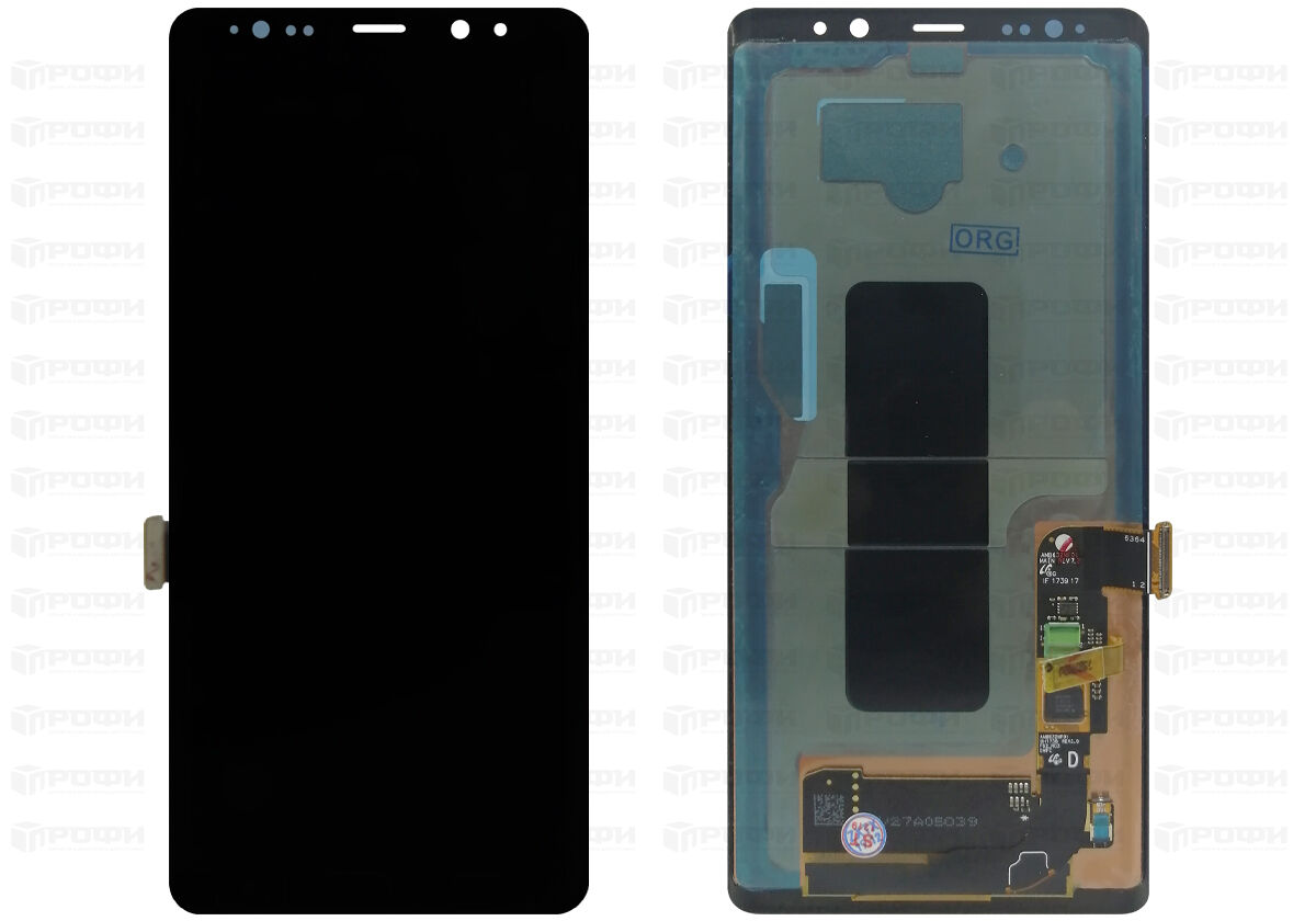 Дисплей Samsung N950F/DS (Note 8)+тачскрин (черный) ориг 100%