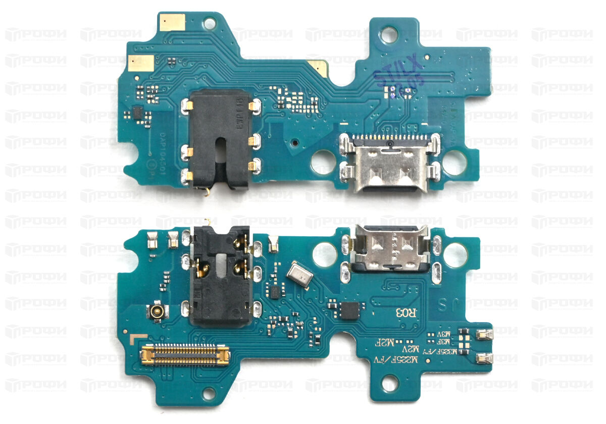 ЗАПЧАСТИ ДЛЯ СОТОВЫХ :: ЗАПЧАСТИ ДЛЯ SAMSUNG :: ШЛЕЙФА :: Нижняя плата  Samsung M225F/M325F (M22/M32) разъем зарядки/гарнитуры/микрофон