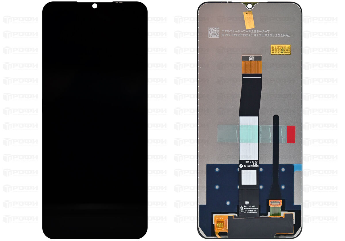 ЗАПЧАСТИ ДЛЯ СОТОВЫХ :: ЗАПЧАСТИ ДЛЯ XIAOMI :: ДИСПЛЕИ :: Дисплей Xiaomi Poco  C40/Redmi 10C (220333QPG/220333QNY/C3QN)+тачскрин (черный) ориг 100%
