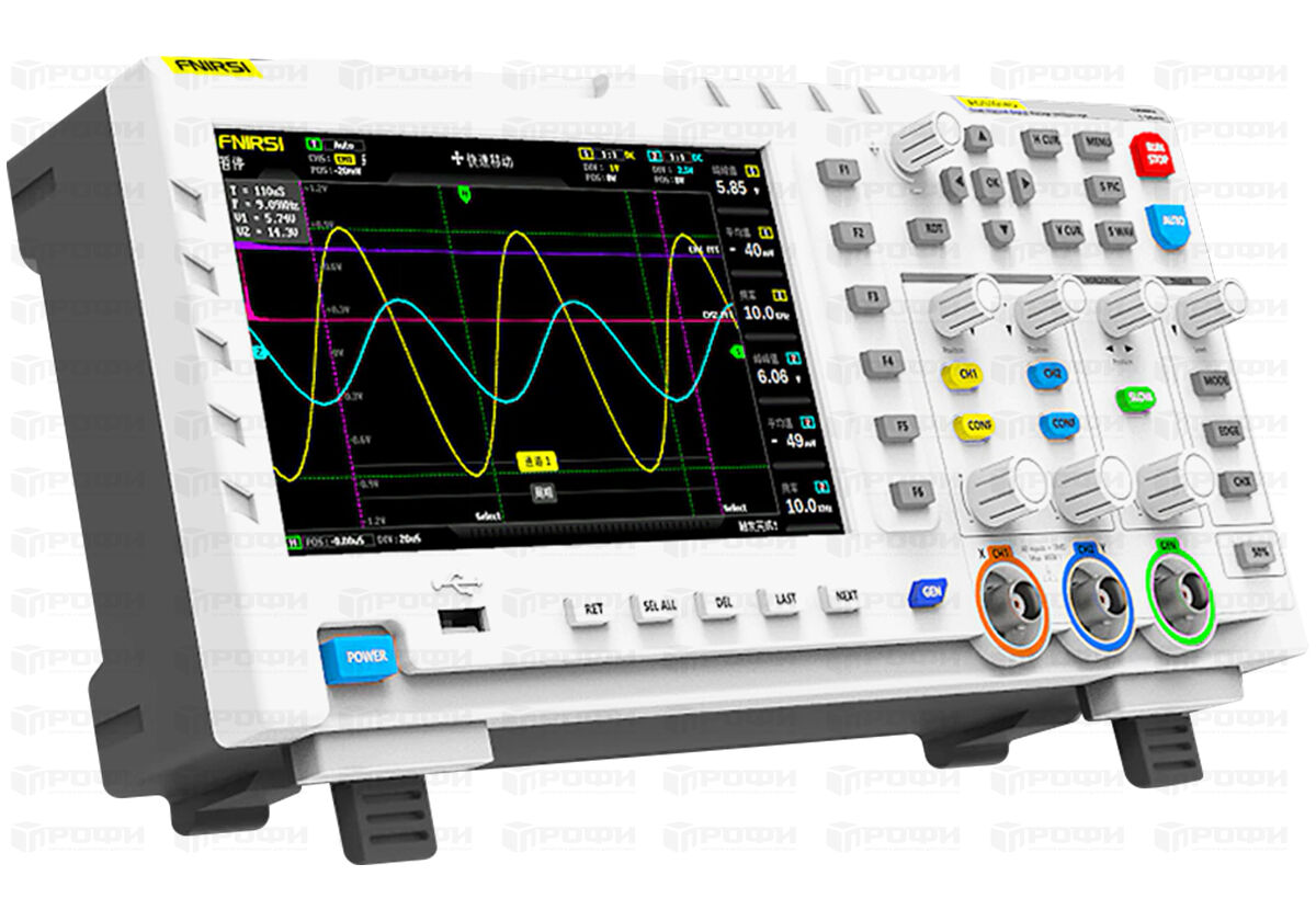 ОБОРУДОВАНИЕ :: ИЗМЕРИТЕЛЬНЫЕ ПРИБОРЫ :: Измерительное и тестовое  оборудование :: Осциллограф Fnirsi 1014D