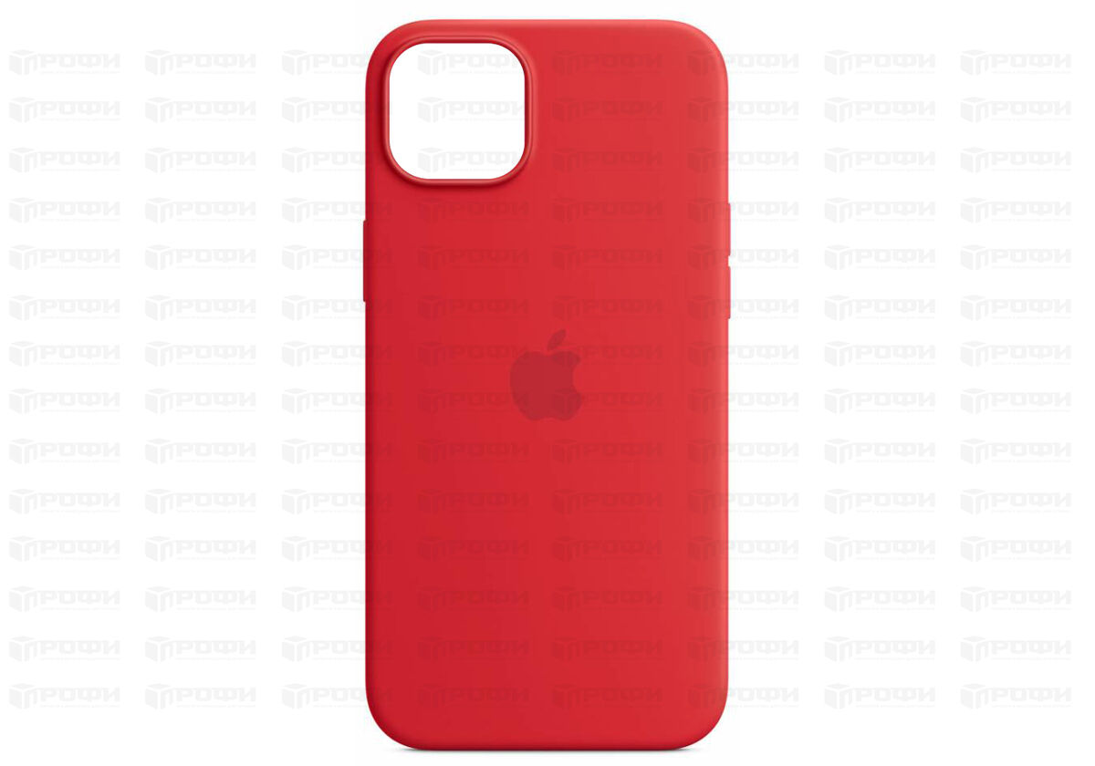 АКСЕССУАРЫ :: ЧЕХЛЫ, БАМПЕРА :: Silicone Case :: Чехол для iPhone 14 (6.1)  Silicone Case красный (14)