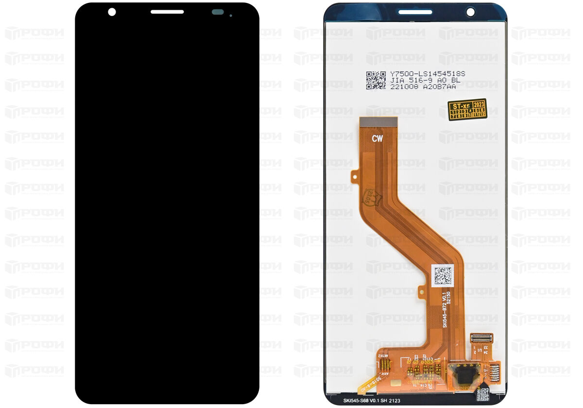 ЗАПЧАСТИ ДЛЯ СОТОВЫХ :: ЗАПЧАСТИ ДЛЯ ZTE :: ДИСПЛЕИ :: Дисплей ZTE Blade A31+тачскрин  (черный) ориг 100%