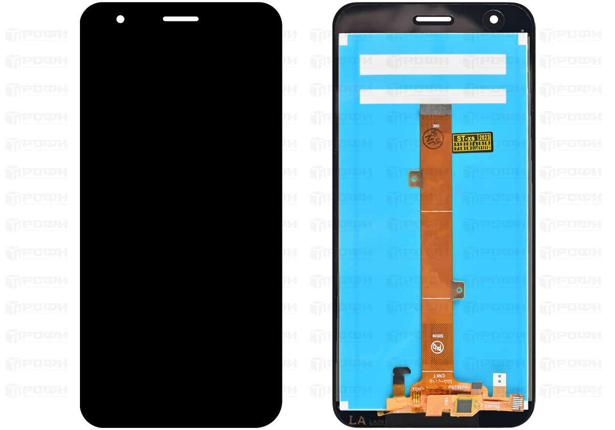 ЗАПЧАСТИ ДЛЯ СОТОВЫХ :: ЗАПЧАСТИ ДЛЯ ITEL :: ДИСПЛЕИ :: Дисплей Itel A27  (A551L)+тачскрин (черный)