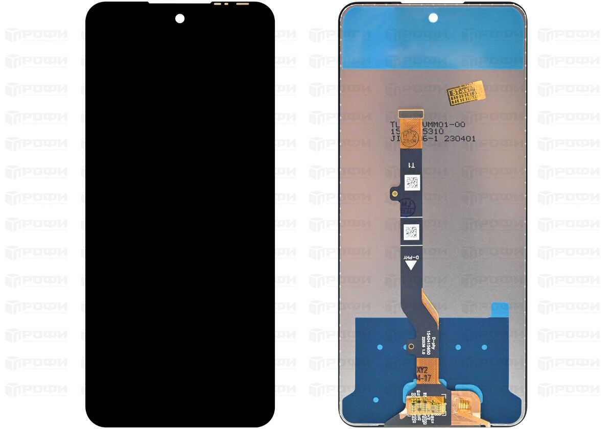 ЗАПЧАСТИ ДЛЯ СОТОВЫХ :: ЗАПЧАСТИ ДЛЯ TECNO :: ДИСПЛЕИ :: Дисплей Tecno  Camon 19 Neo (CH6i)+тачскрин (черный)