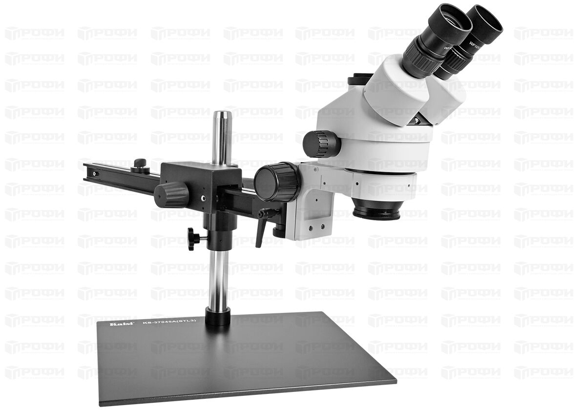 ОБОРУДОВАНИЕ :: ОПТИКА :: Микроскопы :: Микроскоп Kaisi 37045A-STL3 7X45X  тринокулярный штатив + большая платформа + подсветка