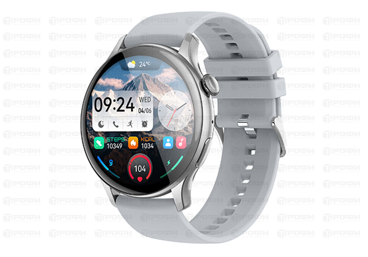 Смарт Часы HOCO Y10 Pro AMOLED Smart sports watch(call version) серый