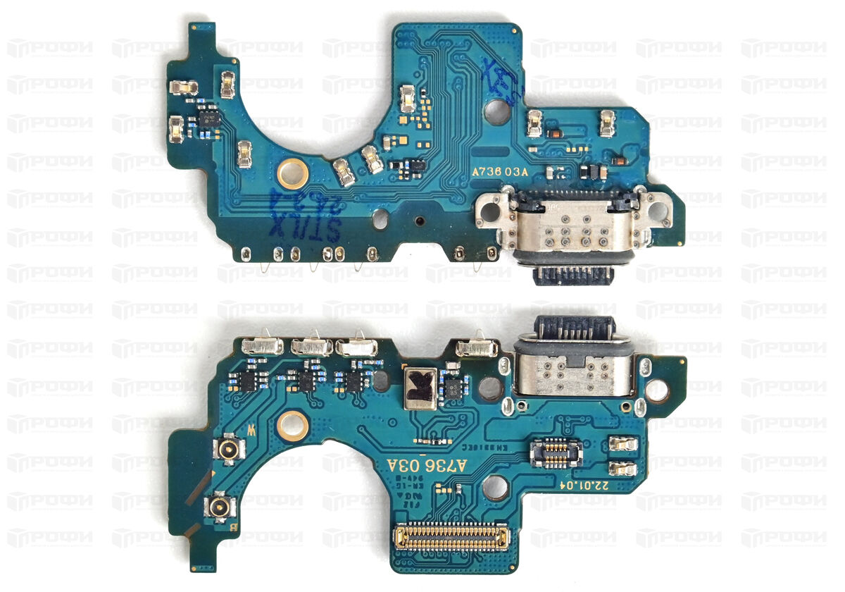 ЗАПЧАСТИ ДЛЯ СОТОВЫХ :: ЗАПЧАСТИ ДЛЯ SAMSUNG :: ШЛЕЙФА :: Нижняя плата  Samsung A736B (A73) 5G разъем зарядки/гарнитуры/микрофон